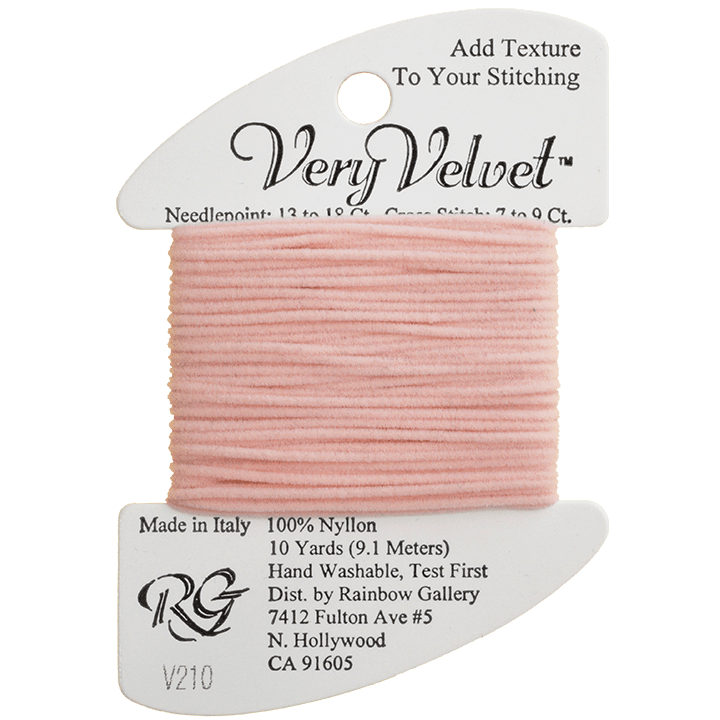 VELVET-V210 PINK — SMSTITCHES